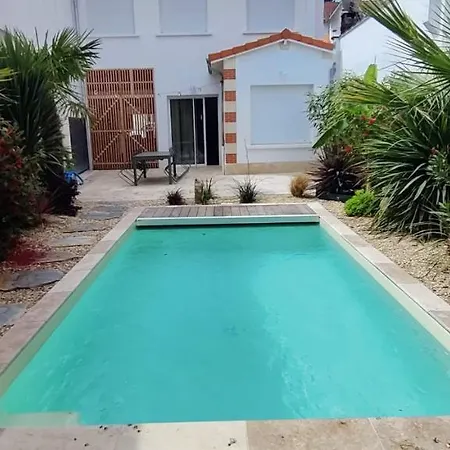 160 M With Pool Garden Terrace And Wifi * Arcachon